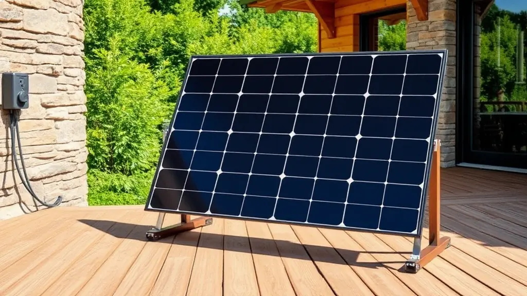 kit solaire autoconsommation terrasse